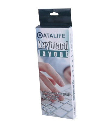 لیبل فارسی کیبورد چرمی و شفاف دیتا لایف مدل L-125 Grade برند Datalife