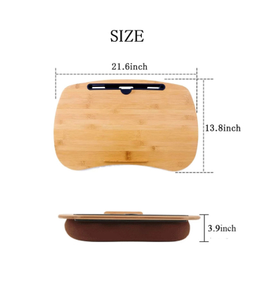 میز لپ تاپ بامبو تشک دار سانکول مدل m-02 برند suncool