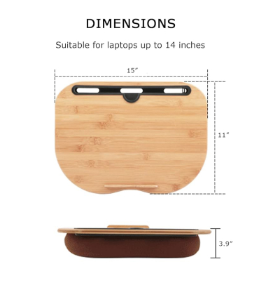 میز لپ تاپ بامبو تشک دار سانکول مدل m-01 برند suncool