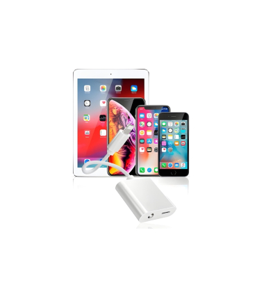 کابل تبدیل صدا و شارژ لایتنینگ به آیفون کازا مدل K2 برند CAZA