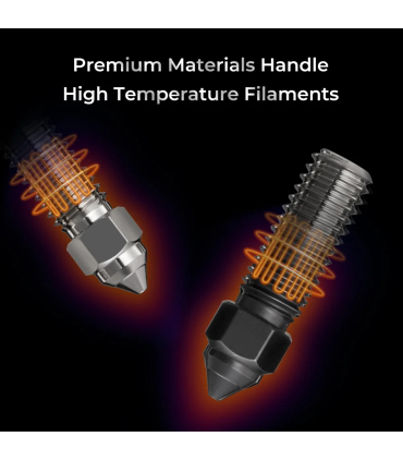 پک نازل پربینتر سه بعدی کریلیتی مدل Copper Alloy+Hardened Steel 8PCS Extruder Nozzles برند Creality