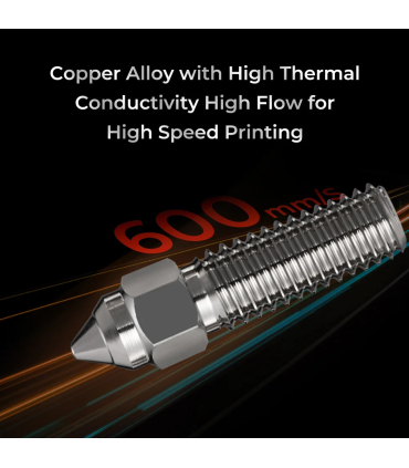 پک نازل پربینتر سه بعدی کریلیتی مدل Copper Alloy+Hardened Steel 8PCS Extruder Nozzles برند Creality