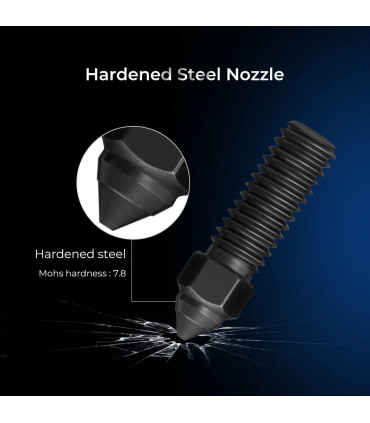پک نازل پربینتر سه بعدی کریلیتی مدل Copper Alloy+Hardened Steel 8PCS Extruder Nozzles برند Creality