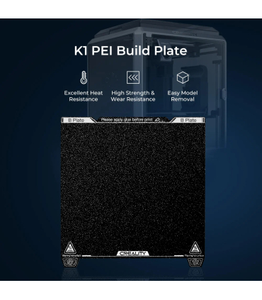 صفحه چاپ پرینتر سه بعدی کریلیتی مدل K1 PEI Build Plate Kit برند Creality
