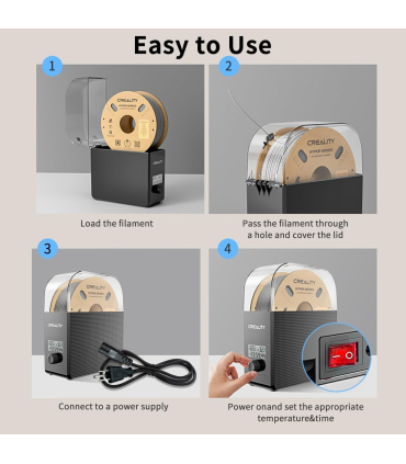 فیلامنت خشک کن پرینتر سه بعدی کریلیتی مدل Filament Dry Box 2.0 برند Creality