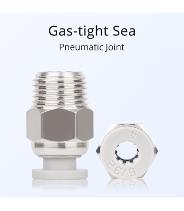لوازم انتقال فیلامنت پریمنر سه بعدی کریلیتی مدل Capricorn Teflon Tube and Pneumatic Connector Package برند Creality