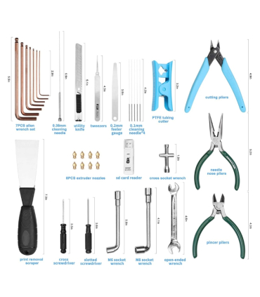 جعبه ابزار کریلیتی مدل Tool Box Kit برند Creality