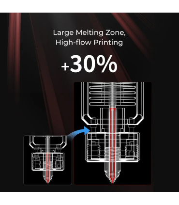 هات اند دمای بالا کریلیتی مدل High Temperature and High Flow Hotend Pro برند Creality