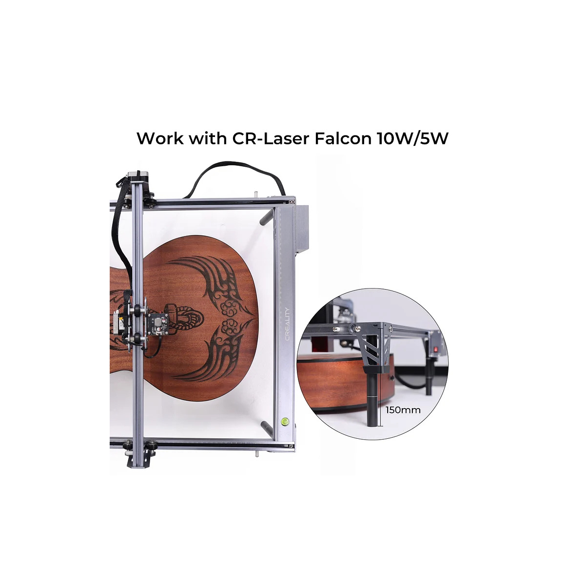 پایه دستگاه لیزر کریلیتی مدل  CR-Laser Falcon Engraver Riser 10W & 5W برند Creality