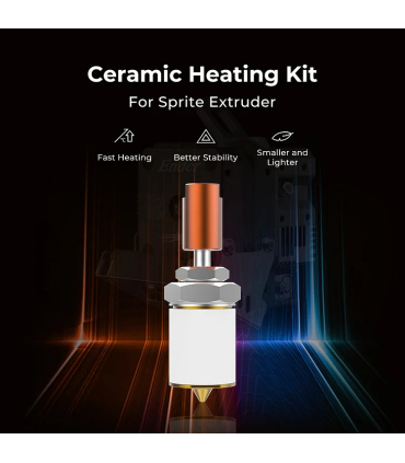 کیت هیتر پرینتر سه بعدی کریلیتی مدل Ceramic Heating Kit( For sprite extruder)
 برند Creality