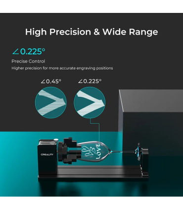 کیت روتاری  لیزر کریلیتی مدل Rotary Kit Pro for Curved Surface Engraving
 برند Creality