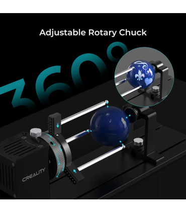 کیت روتاری  لیزر کریلیتی مدل Rotary Kit Pro for Curved Surface Engraving
 برند Creality