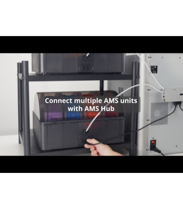 هاب اتوماتیک متریال پرینتر سه بعدی بامبو لب مدل  Lab AMS Hub for x1 - p1 برند Bambu Lab