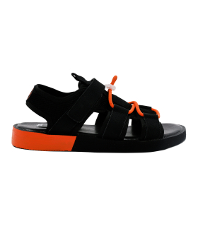 صندل راحتی نومینو مدل چسبی و بندی رنگ نارنجی Nominoo sandal