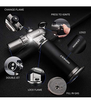 فندک جی وی مدل GV-529 Torch lighter برند GV