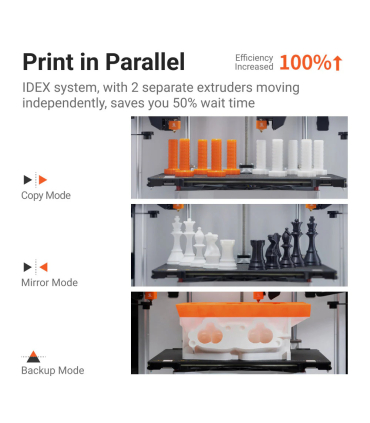 پرینتر سه بعدی پرسرعت اسنپ میکر مدل J1 IDEX 3D PRINTER برند SNAPMAKER