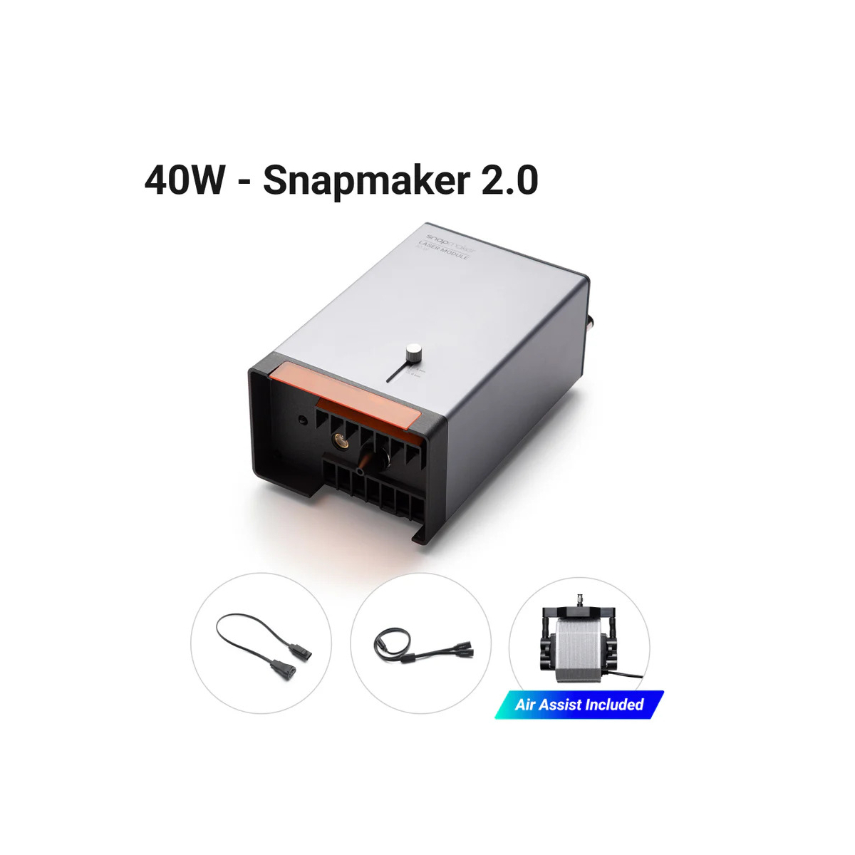 ماژول لیزر 40 واتی با کمک هوا اسنپ میکر مدل 40W AIR ASSIST برند SNAPMAKER
