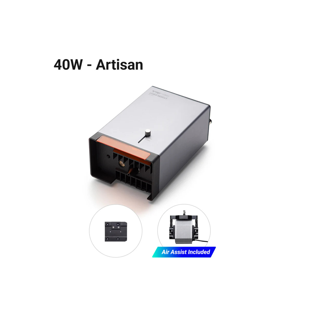 ماژول لیزر 40 واتی با کمک هوا اسنپ میکر مدل 40W AIR ASSIST برند SNAPMAKER