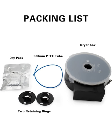 جعبه خشک کننده فیلامنت کی دی تک مدل Qidi filament dryer box برند Qidi Tech