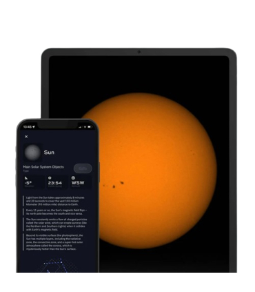 تلسکوپ فیلتر خورشیدی هوشمند یونیستلار مدل SMART SOLAR FILTER (EVSCOPE & EQUINOX) برند Unistellar