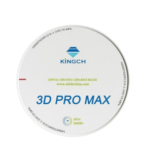 بلوک زیرکونیایی دندانی چند لایه 6 رنگ کینگ سی اچ مدل 3D PRO MAX برند KingCH