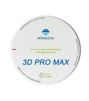 بلوک سه بعدی زیرکونیا چند لایه ATM STM کینگ سی اچ مدل 3D PRO MAX برند KingCH Zirconia
