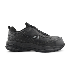 کفش ایمنی مردانه اسکچرز مدل اسنیکر مقاوم در برابر لغزش Skechers for Work Soft Stride-Chatham Lace-Up Slip Resistant Sneaker
