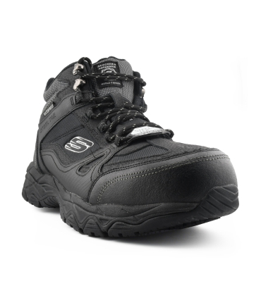 بوت ایمنی اسکچرز مدل ساق بلند پنجه فولادی برند Skechers Men's Ledom Ankle