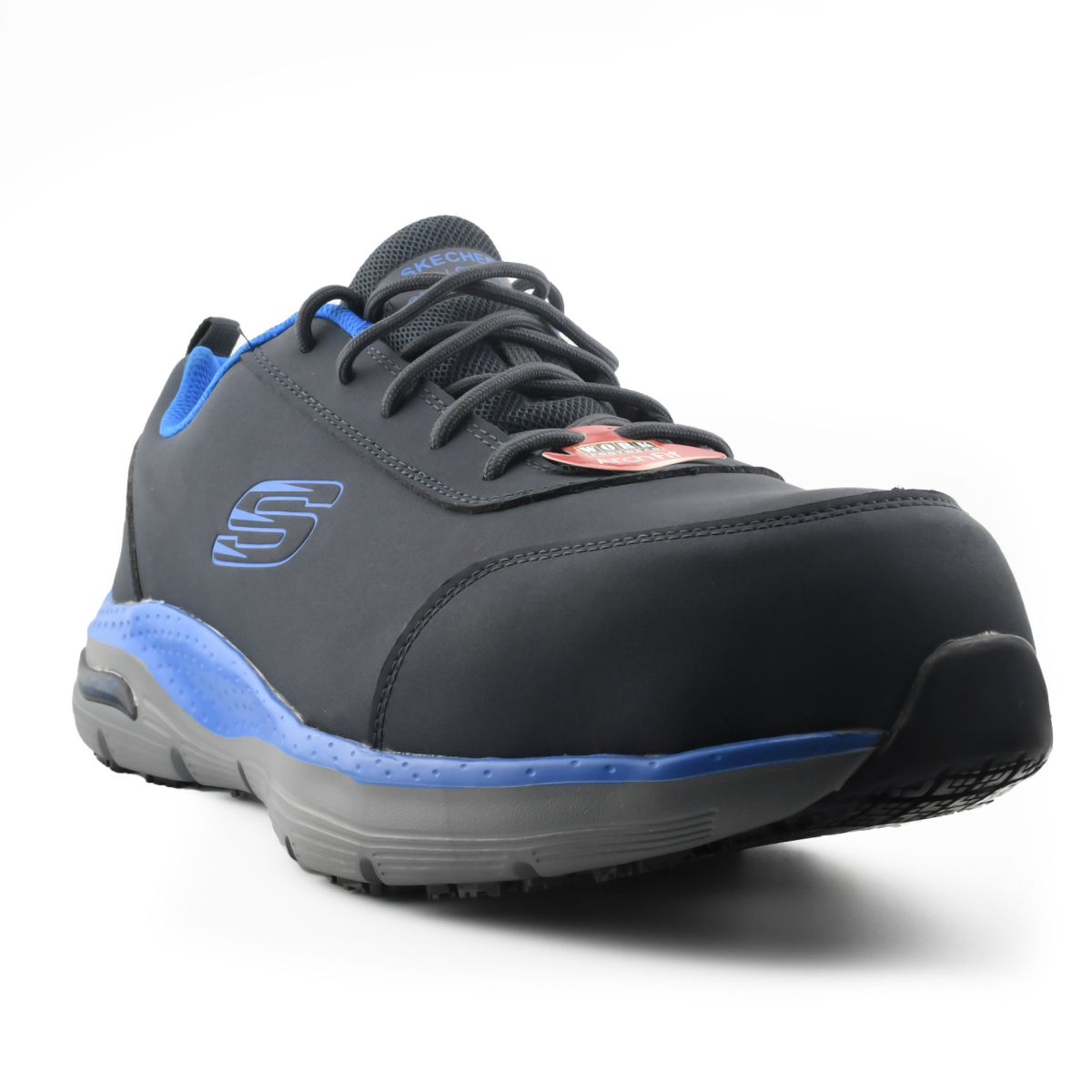 کفش ایمنی مردانه اسکچرز مدل کتانی آرچ فیت Skechers Work Arch Fit Beau, Athletic Style, Alloy Toe, EH, MaxTrax Slip Resistant