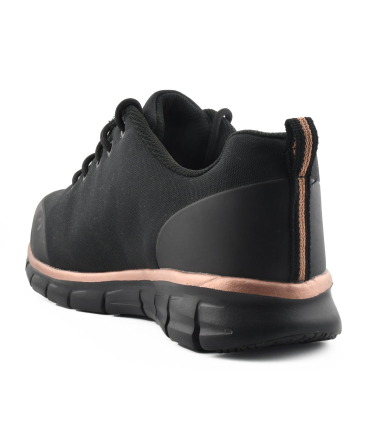 کفش ایمنی اسکچرز مدل فلکس سول ضد لغزش Skechers Flex Sole Steel Toe Lace-Up Oil & Slip Resistant Work Shoes