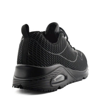 کفش ایمنی اسکچرز مدل کتانی پنجه کامپوزیتی Skechers Uno SR Composite Toe Black