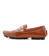 کفش لوفر گوچی با رویه چرم قهوهای براق Gucci Loafer Shoes