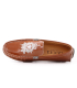 کفش لوفر گوچی با رویه چرم قهوهای براق Gucci Loafer Shoes