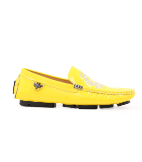 کفش کالج گوچی با طرح لوگوی نقره ای Gucci College Shoes