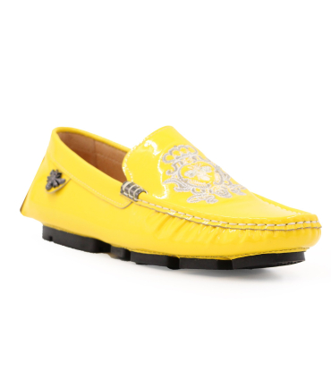 کفش کالج گوچی با طرح لوگوی نقره ای Gucci College Shoes