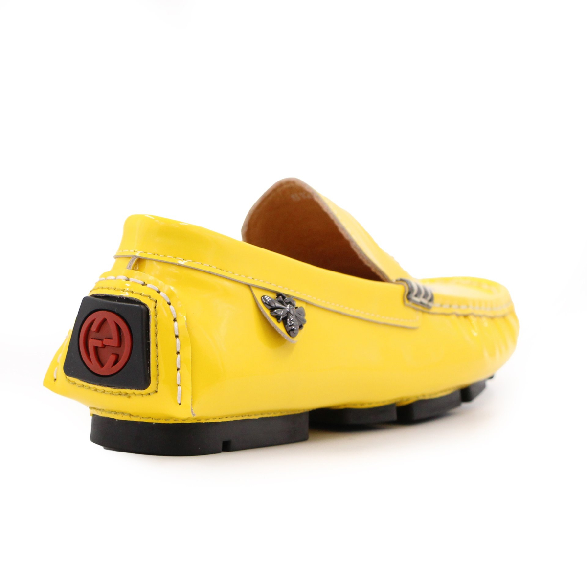 کفش کالج گوچی با طرح لوگوی نقره ای Gucci College Shoes