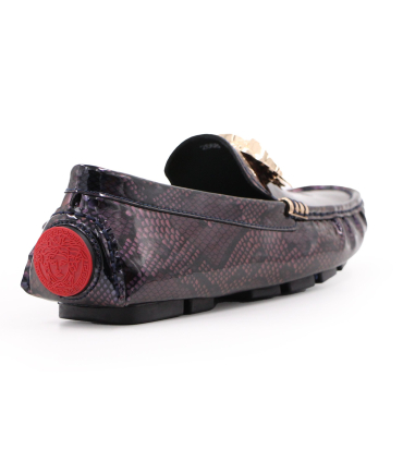 کفش کالج ورساچه هفت رنگ طرح پوست مار Versace seven-color snake skin design college shoes