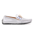 کفش کالج چرمی ورساچه طرح نقره ای براق Versace leather college shoes with shiny silver design