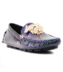 کفش کالج ورساچه طرح پوست مار هفت رنگ Versace college shoes with seven-color snake skin design
