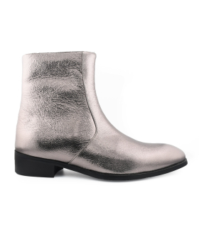 بوت زیب دار کوبایی سنت لورنت چرم Saint Laurent leather Cuban boots