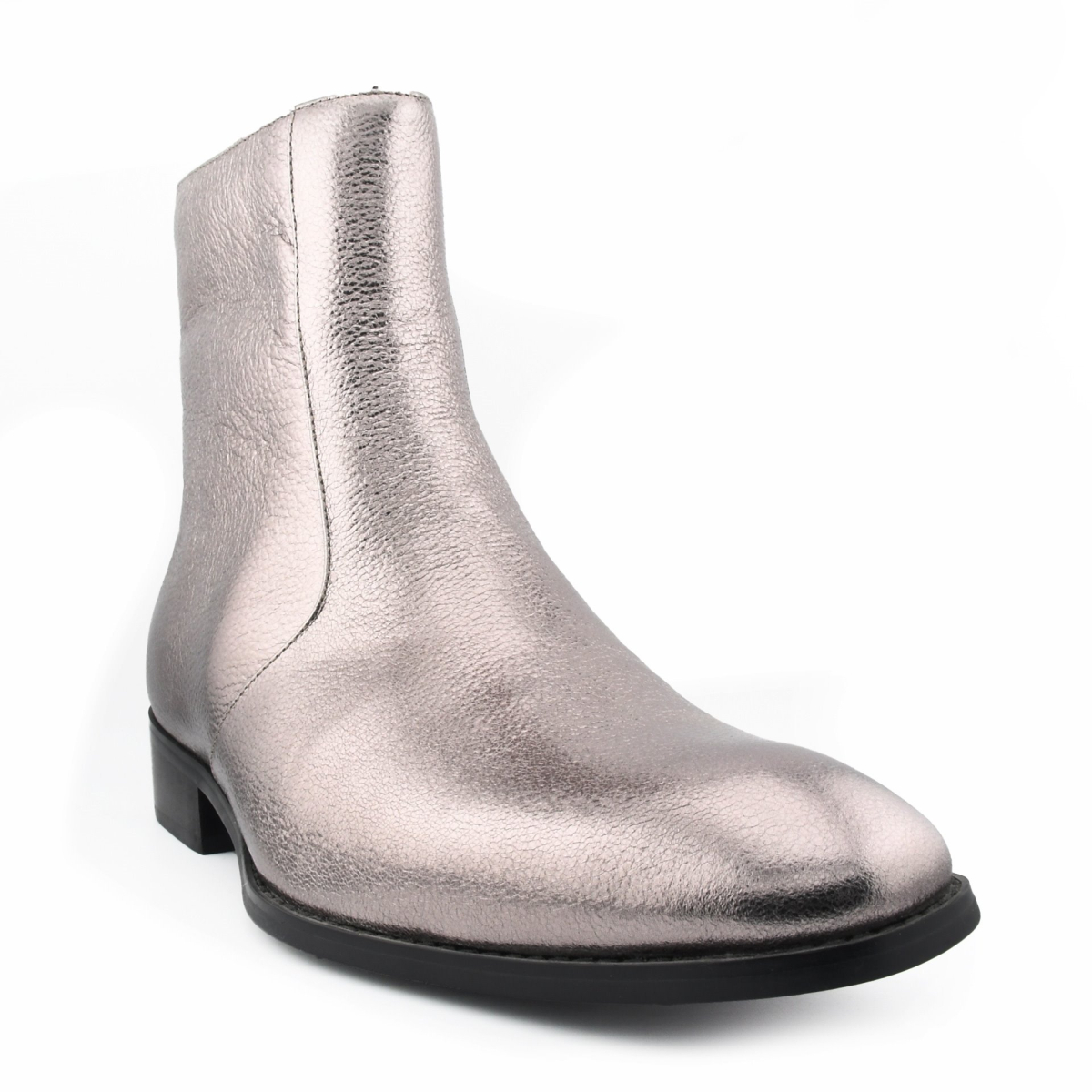 بوت زیب دار کوبایی سنت لورنت چرم Saint Laurent leather Cuban boots