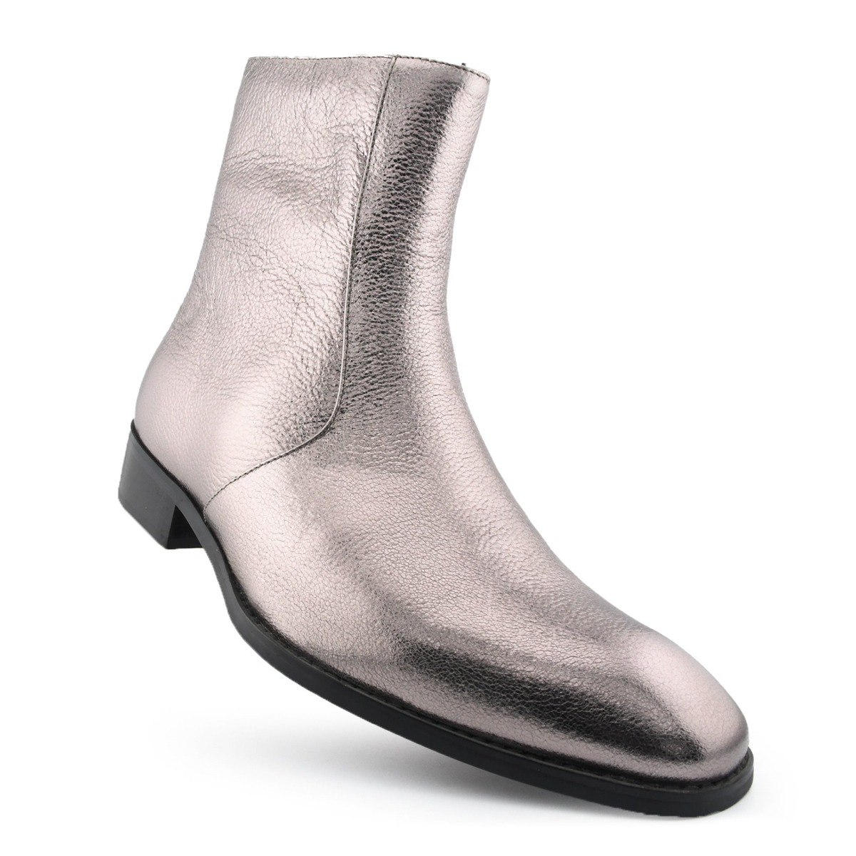 بوت زیب دار کوبایی سنت لورنت چرم Saint Laurent leather Cuban boots