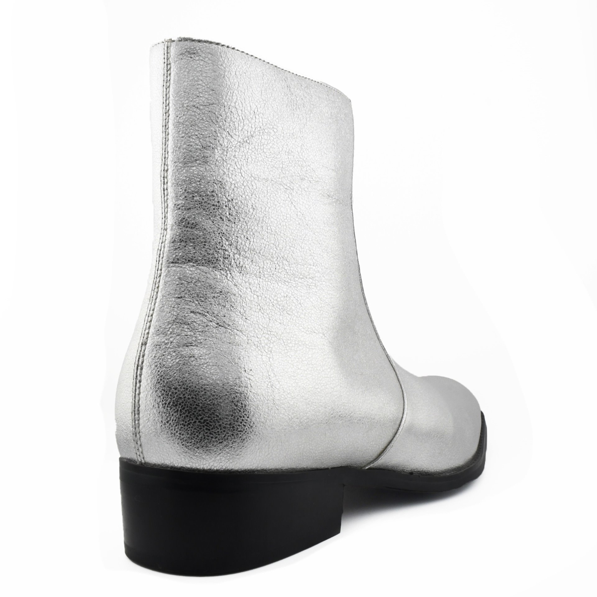 بوت مردانه کوبایی زیب دار سنت لورنت مدل پاشنه دار  Saint Laurent Cuban Men's boots with heels