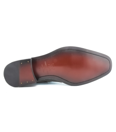 بوت مردانه چرمی سنت لورنت مدل کوبایی نوک تیز Men's Saint Laurent pointed Cuban model leather boots