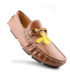 کفش مجلسی کالج گوچی سگک دار با رویه چرم  قهوه ای براق Gucci College Shoes