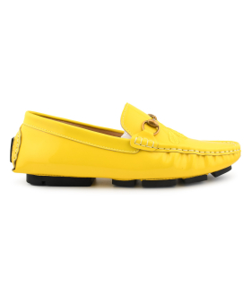 کفش کالج گوچی با طرح لوگوی طلایی سگک دار Gucci College Shoes