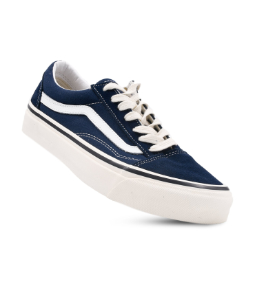 کفش اسنیکر سرمه ای سفید ونس مدل اولد اسکول Vans Old Skool Sneakers ORG vn000d3hy28