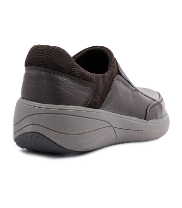 کفش مردانه کلارکس مدل چرم ماهاگون Clarks Men's Un Rise Step Mahogany Leather Shoes