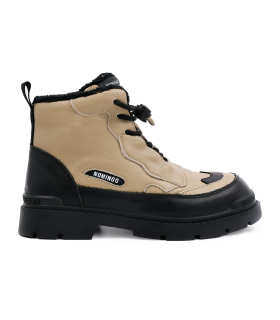 نیم بوت بچه گانه قهوه ای نومینو Nominoo children ankle boots