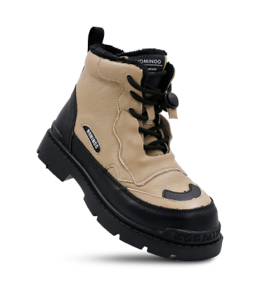 نیم بوت بچه گانه قهوه ای نومینو Nominoo children ankle boots